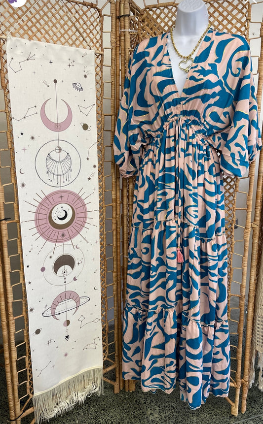 Ripple Kimono Dress