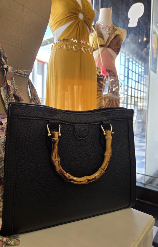 Black Bamboo Purse