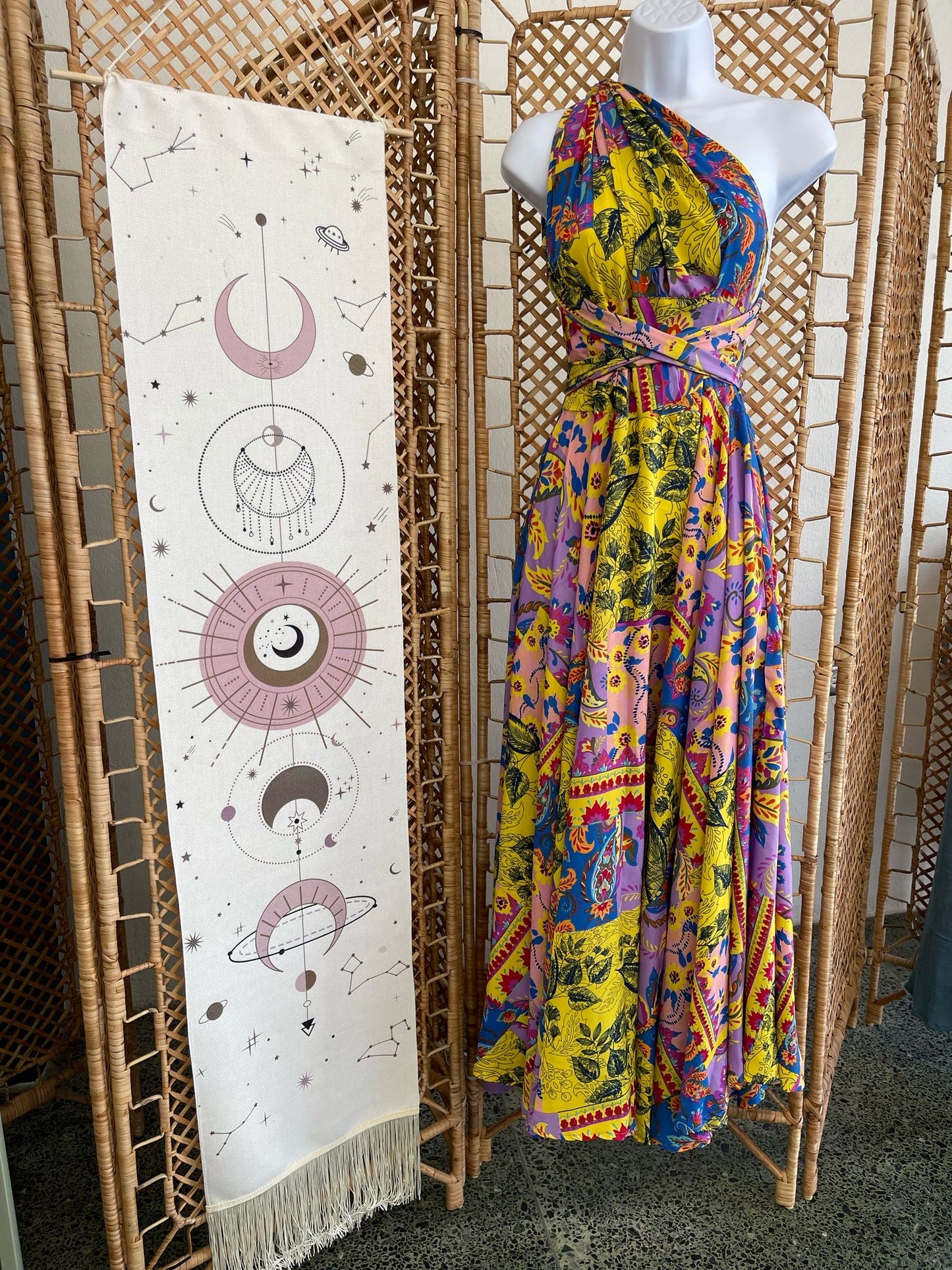 Mosaic Wrap Dress